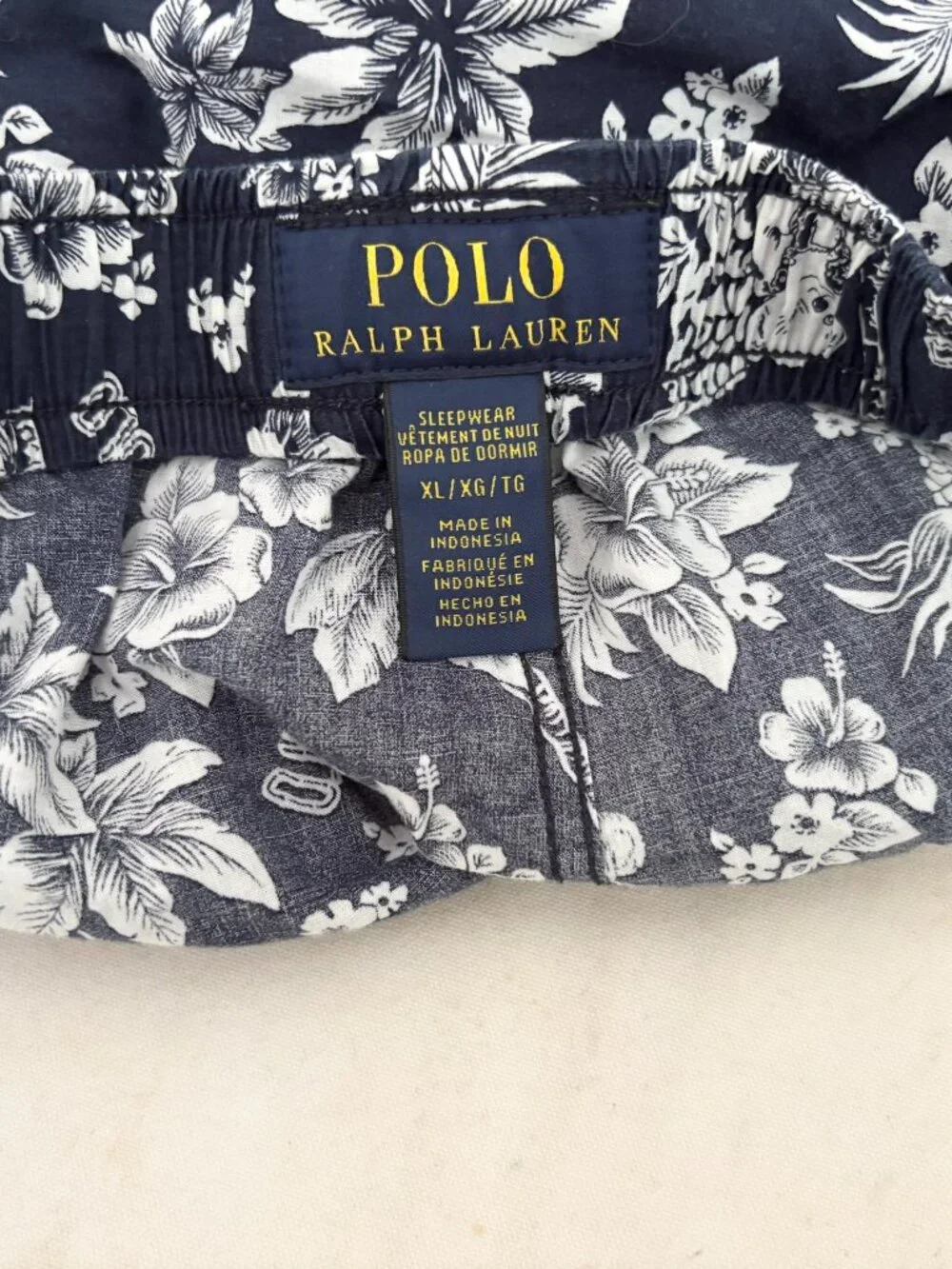 Polo Ralph Lauren Polo Bear Hawaiian Graphic Print Sleep Pant
